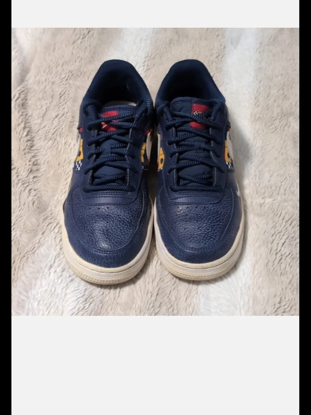 Nike Air Force One Big Kids' Navy Low Tops/ Big kids/Youth Size 5.5